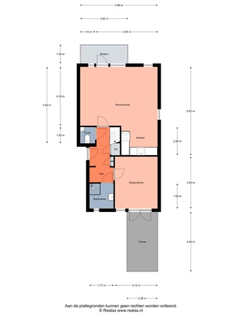 Floorplan - Tjalk 10, 3751 ZP Bunschoten-Spakenburg